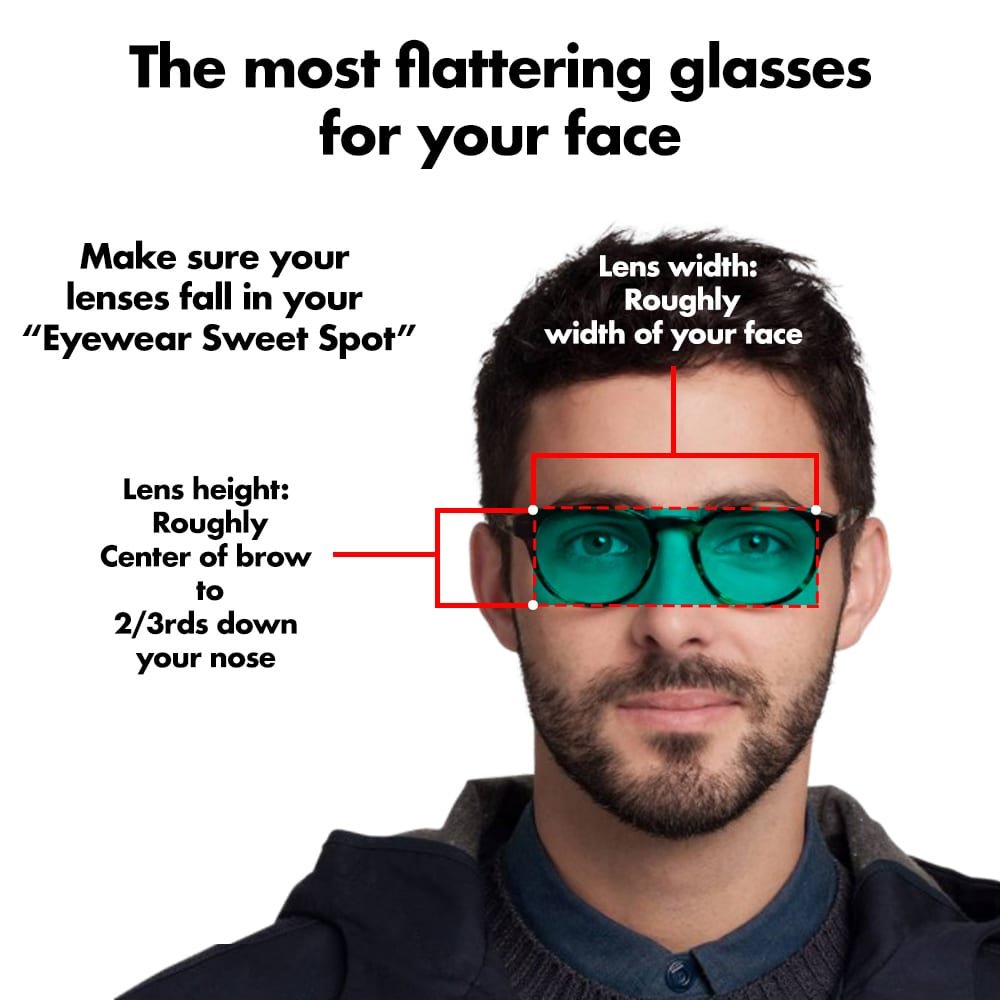 glasses face shape guide for men
