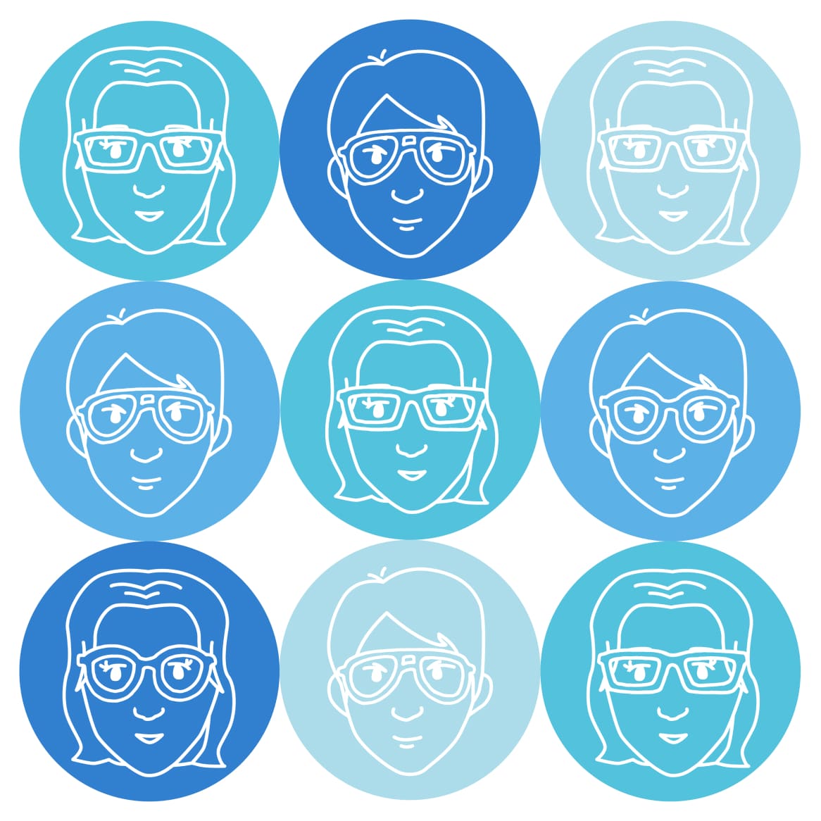 triangle shaped faces