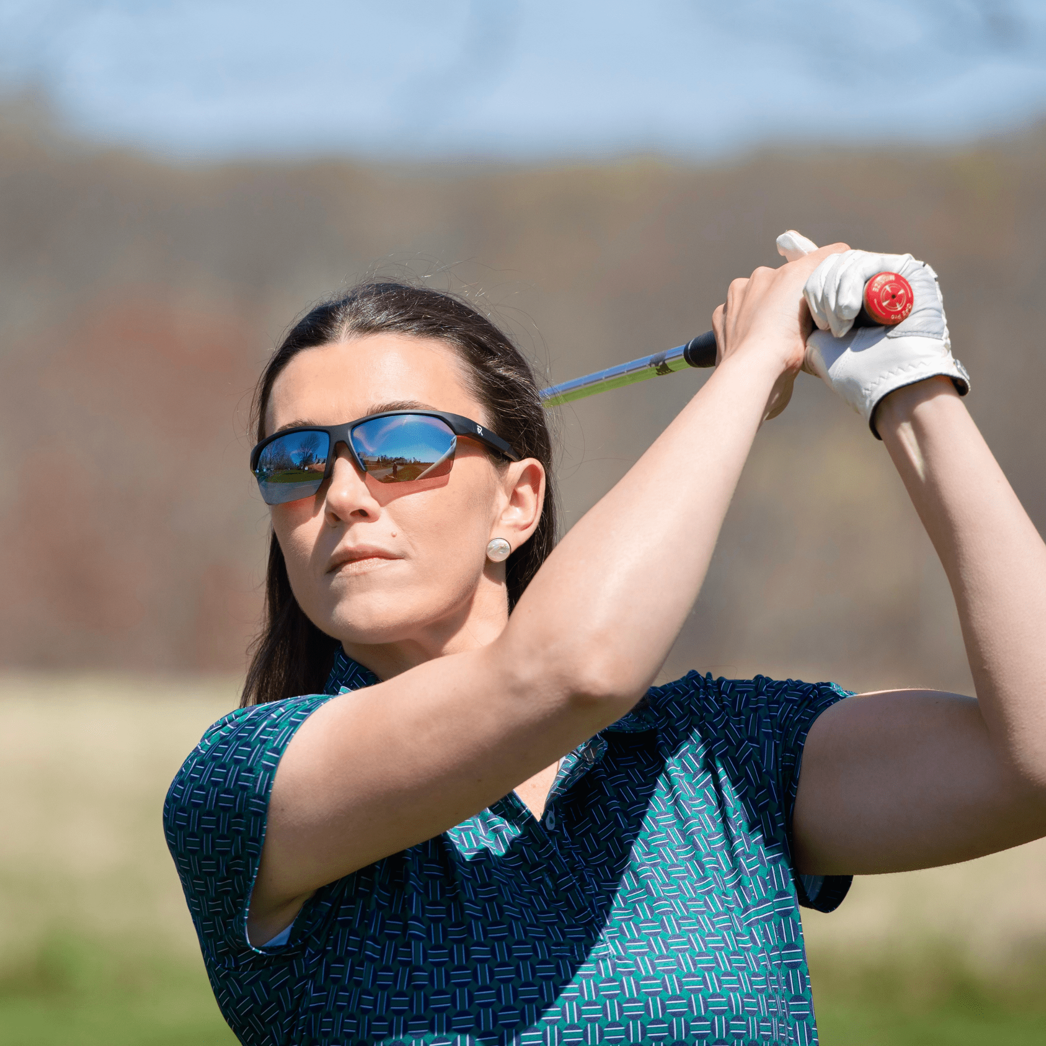 ria eyewear versa golf sunglasses female golfer